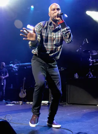 Common Preaches&nbsp; - Common keeps the people #woke while he performs on stage during the Novo Late Night concert during the 2016 BET Experience.(Photo:&nbsp; Leon Bennett/BET/Getty Images for BET)