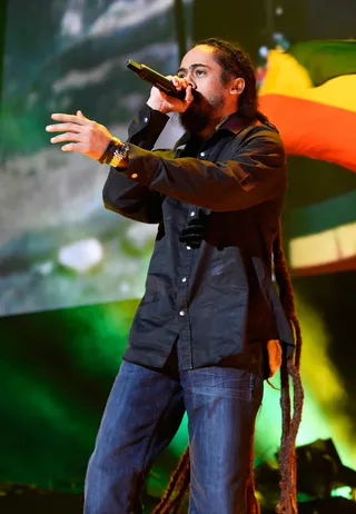 Caribbean Massive - Damian Marley&nbsp;ushered in the authentic Caribbean set for NYC crowd at Barclays Center in Brooklyn.(Photo: Kevin Mazur/Getty Images for TIDAL)