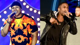 LL Cool J and Big Sean - LL Cool J and Big Sean sit at opposite ends of the Def Jam timeline, but the two share a brash approach to expressing their feelings, especially about the opposite sex. LL has articulated his macho thoughts on female conquest via songs like “Jingling Baby.” While Sean conquered the hip hop world with his eff you anthem for the 21st&nbsp;Century “IDFWU.”&nbsp;(Photos from left: Theo Wargo/Getty Images for SpikeTV, Kevin Winter/Getty Images For 102.7 KIIS FM's Wango Tango)