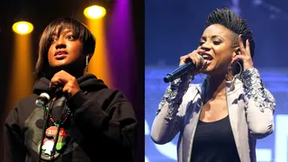 MC Lyte and Rapsody - Hip Hop Award honoree MC Lyte and North Carolina’s Rapsody have both successfully balanced hard core swag and rhyme skill with street-corner femininity. It’s apparent from listening to Rapsody’s thick, head-nod inducing flows that she’s an updated version of Brooklyn B-girl MC Lyte. (Photos from left: Imeh Akpanudosen/Getty Images, Michael Tran/Getty Images)