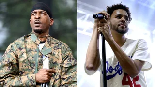 Rakim and J. Cole - An intricate word flow and quiet spirituality are what runs through the work of honoree Rakim and&nbsp;“Lost Ones” rapper J. Cole. Rakim shifted rap’s stylistic paradigm, injecting a jazz-influenced cadence with the release of his and DJ Eric B.’s debut Paid in Full in 1987. Likewise, J. stands out from his contemporaries via his labyrinthine wordplay on tracks such as “Be Free” and “Apparently.” (Photos from left: Scott Dudelson/Getty Images, Robin Marchant/Getty Images for ESPN)