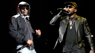 Scarface and Jeezy - Both Scarface and Jeezy speak for the underside of street life — one from the point of its insanity and the other from inside the trap house. Before Jeezy became a trap tour guide on tracks like “My Hood” and “I’m So Paid,” Scarface spoke of the destructive ends of slinging that powder on “Seen a Man Die” and “My Block.” (Photos from left: Leon Bennett/WireImage, Bryan Bedder/Getty Images for Power 105.1)