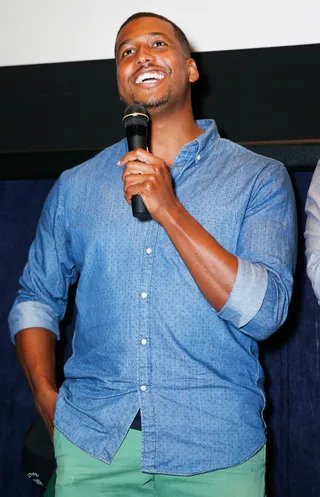 Tahir Jetter Lets the People Know His Success Story - Director Tahir Jetter speaks on stage at the ABFF Encore.(Photo: Rochelle Brodin/BET/Getty Images for BET)