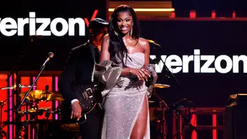 Coco Jones performs onstage during the 2022 Soul Train Awards presented by BET at the Orleans Arena on November 13, 2022 in Las Vegas, Nevada. (Photo by Paras Griffin/Getty Images for BET)