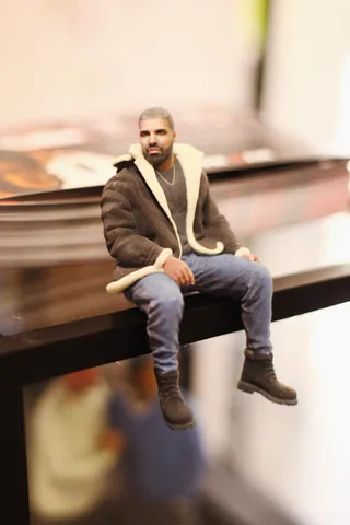 Carry Drake With You! - A Drake action figure is displayed in the BETX gifting suite.(Photo: Matt Winkelmeyer/BET/Getty Images for BET)