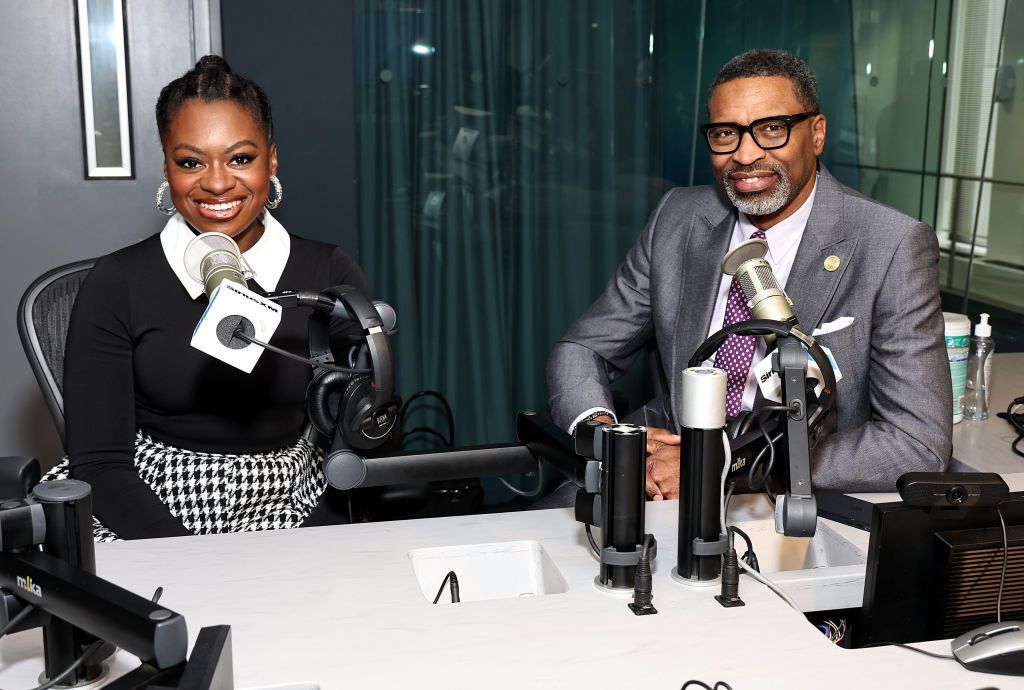 Phylicia Pearl Mpasi and Derrick Johnson, President and CEO of the NAACP