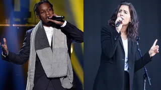 Jessie Ware and A$AP Rocky - Jessie Ware’s “Wildest Moments” were all about cheating on bae and being sad about it. Lord Flacko was down and added a rap on the official remix that gave the original version the perspective of the jilted lover.(Photos from left: by Kevin Winter/Getty Images, Rob Ball/WireImage)