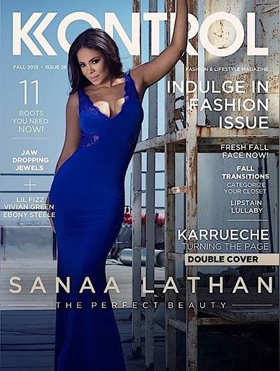 Sanaa Lathan on Kontrol - The Perfect Guy star covers the magazine’s Indulge in Fashion Issue in — what else? — a stylish velvet and lace sheath that plays up her curves. Inside, she’s dishing about those rumors of a sequel to Love &amp; Basketball. “Well you would have to speak to Gina Prince-Bythewood, the director of Love &amp; Basketball, about that officially. I’ve heard the rumors and I feel like that [Love and Basketball] was a story to itself…I mean, how could you go about making a sequel to it? I feel the ending was pretty finite,” she says. Womp, womp. (Photo: Kontrol Magazine, Fall 2015)