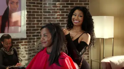 Nicki Minaj as Draya in in&nbsp;Barbershop: The Next Cut - When she’s not making hit records or conquering the world, we’re all here for Nicki Minaj the actress.(Photo: Warner Bros. Pictures)
