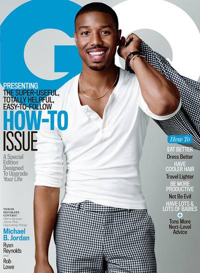 Fly Boy - On the September cover of GQ, Jordan gives us his version of pretty fly boy — and we are here for it. Looking like Denzel Washington 2.0.  (Photo: GQ Magazine, September 2015)
