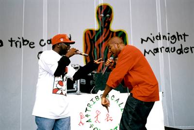 A Tribe Called Quest - If a full hour of sketch comedy wasn’t enough, the audience was also exposed to ATCQ performing “Stressed Out” off their Beats, Rhymes and Life album. (Photo: Tim Mosenfelder/Corbis)