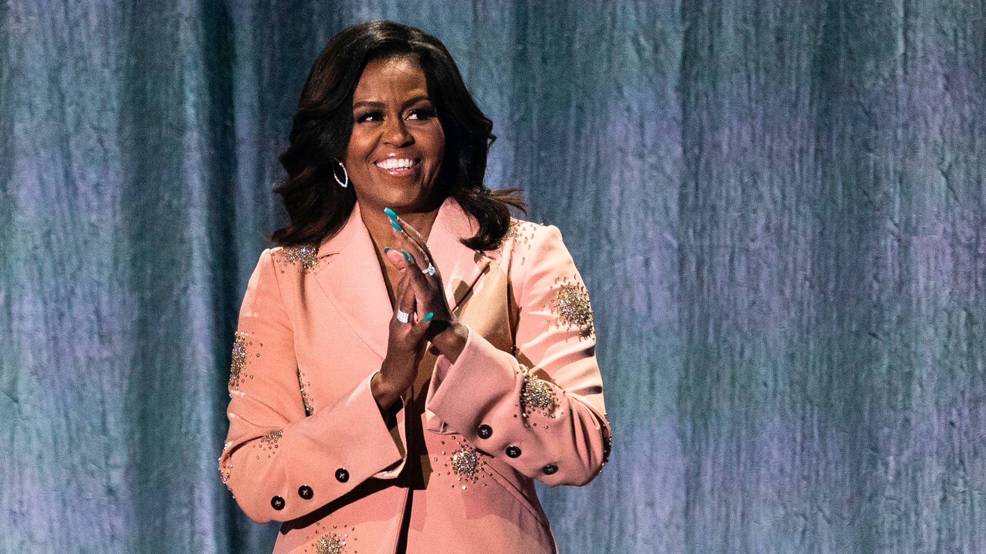 Michelle Obama on BET Buzz 2021.