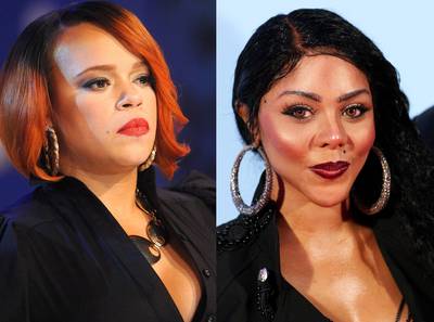 Lil Kim vs. Faith Evans - The well-known beef between Lil Kim and Faith Evans over her late husband,&nbsp;Notorious B.I.G., turned another page when Evans gave her account of catching Kim in bed with Biggie in her book, Keeping the Faith.(Lil Kim Photo: Dave Hogan/Getty Images, Faith Evans Photo: Brad Barket/PictureGroup)