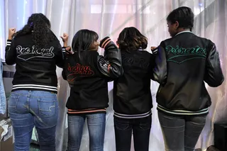 Mindless Fashion - Fans showcase their Mindless Behavior-inspired jackets at BET's 106 &amp; Park.(Photo: John Ricard/BET)
