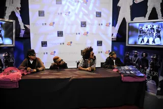 Patiently Waiting - Mindless Behavior waits for the fan swarm at BET's 106 &amp; Park.(Photo: John Ricard/BET)