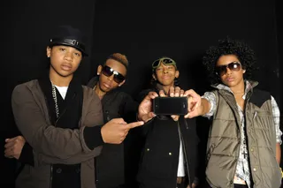 Android App - Mindless Behavior loves the new 106 &amp; Park Android app at BET's 106 &amp; Park.(Photo: John Ricard/BET)