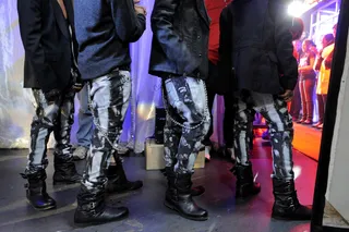 We're Ready for Showtime\r - Mindless Behavior gets ready for showtime at BET's 106 and Park (Photo: John Ricard/BET)