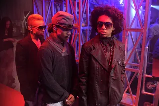 It's Showtime - Mindless Behavior gets ready to take the stage at BET's 106 and Park (Photo: John Ricard/BET)