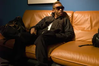 Im on Chill Mode - Prodigy of Mindless Behavior relaxing backstage at BET's 106 and Park (Photo: John Ricard/BET)