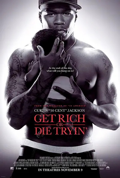 Get Rich or Die Tryin' (2005) - Following in his mentor Eminem's footsteps, 50 Cent released his own semi-autobiographical film highlighting the rise of Marcus, a rapper from the South Bronx who is left to die after being shot in front of his grandparent's house.&nbsp;(Photo: Paramount Pictures)