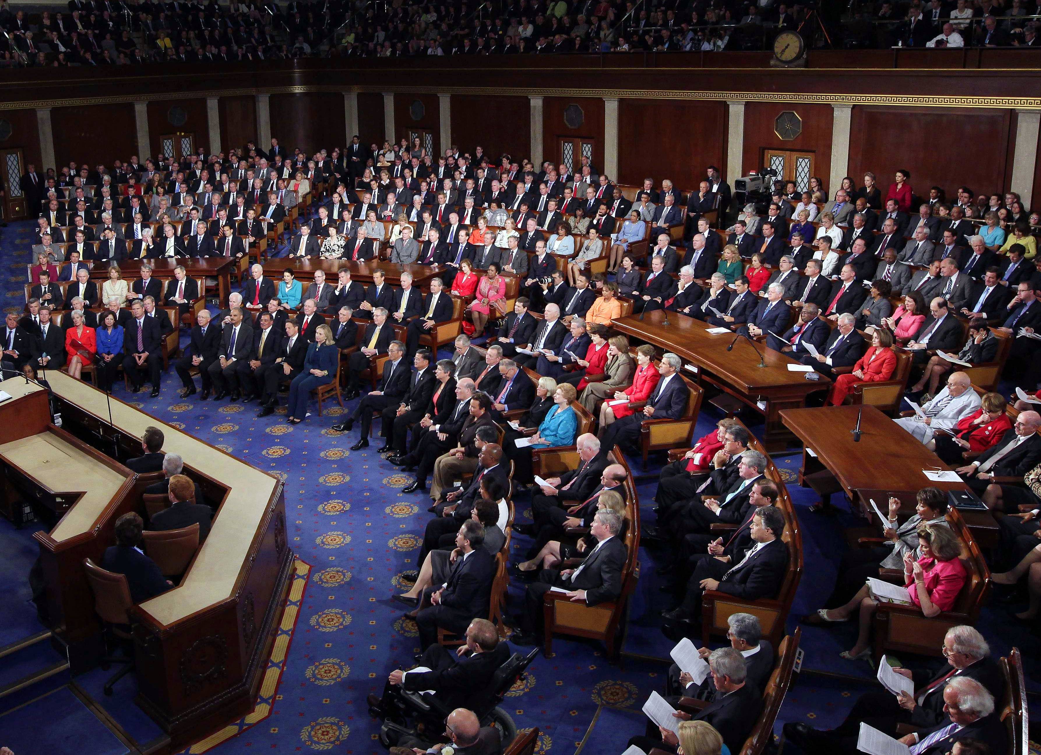 Congressional Approval Rating - Congress’ job approval rating is 15 percent, up from a record low of 13 percent in August, according to a Gallup poll released Sept. 12. In addition, 81 percent of respondents say they disapprove of the way the nation is being governed.(Photo: AP Photo/J. Scott Applewhite)