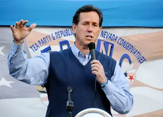 Rick Santorum Pushes Back Against Marriage Equality on Feb. 2    - @RickSantorum: “Wash St. Sen. votes 2 legalize gay marriage. I would fight 4 Fed Marriage Amendment. We can't have 50 different definitions of marriage.”&nbsp;(Photo: Ethan Miller/Getty Images)