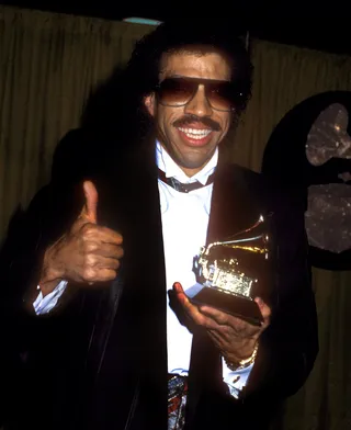 Lionel Richie, Can't Slow Down, 1985  - Lionel Richie's sophomore solo album Can't Slow Down remained in the Top 10 on the Billboard 200 for the entire year of 1984. So it was a no-brainer that the album went on to win the Grammy Award for Album of the Year in 1985.(Photo: Barry King/WireImage/Getty Images)
