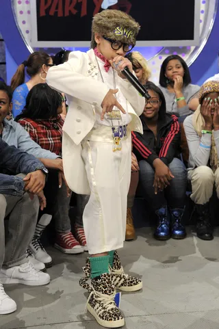 What's This - Key Swagg 3000 at 106 &amp; Park, February 1, 2012. (Photo: John Ricard / BET)