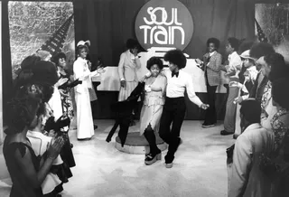 Comeon Down the Soul Train - As popular as the musical acts were, audiences were drawn to watching dancers on the show shuffle down the famous Soul Train “dance line,” showcasing their hottest moves. Over the years, the segment helped popularize dozens of dance crazes, including pop-locking, the Breakdown and the Robot.&nbsp;(Photo: Michael Ochs Archives/Getty Images)