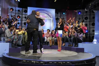 Born for This - Busta Rhymes takes the stage at 106 &amp; Park, February 2, 2012. (photo: John Ricard / BET)