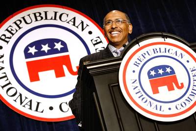 Michael Steele - In 2009, Michael Steele was elected the first African-American to head a major national party when he became the chairman of the Republican National Committee.(Photo: Chip Somodevilla/Getty Images)