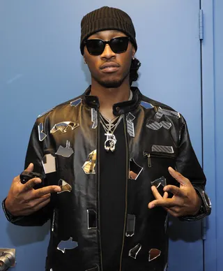 Deuces - Future in the green room at 106 &amp; Park, January 31, 2012. (Photo: John Ricard / BET)