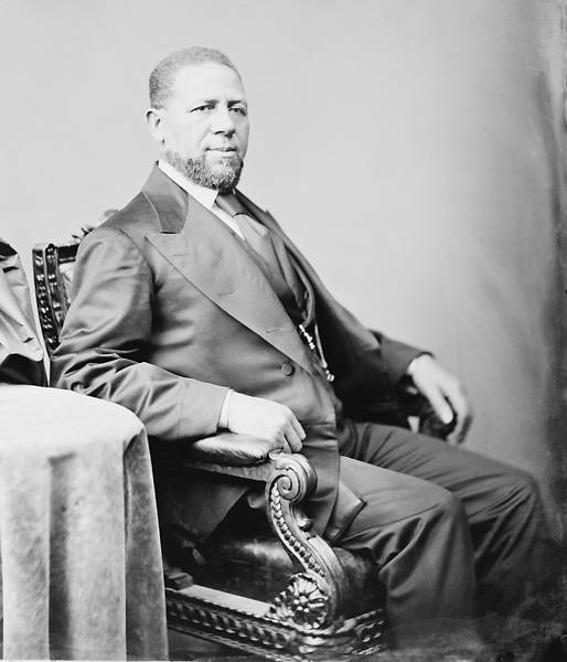 Hiram Rhodes Revels - Representing Mississippi, Hiram Rhodes Revels was the first African-American U.S. senator. He served from Feb. 23, 1870 to March 3, 1871.(Photo: Courtesy Wikicommons)