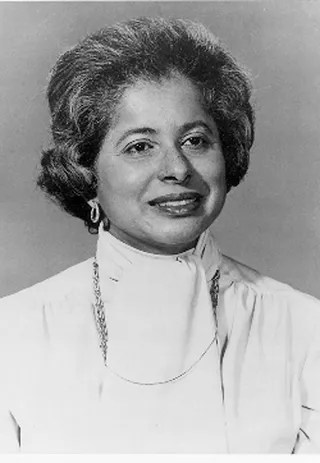 Patricia Harris - Patricia Harris in 1977 became the first African-American female cabinet member when she served as secretary of the U.S. Department of Housing and Urban Development under President Jimmy Carter.(Photo: Courtesy Wikicommons)