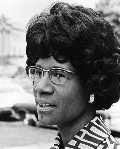 Shirley Chisholm - Shirley Chisholm was the first Black woman to serve in the U.S. House of Representatives, representing New York from 1960 to 1983. In 1972, she became the first African-American female and candidate to seek the Democratic Party’s presidential nomination and won 28 delegates.(Photo: Hulton Archive/Getty Images)