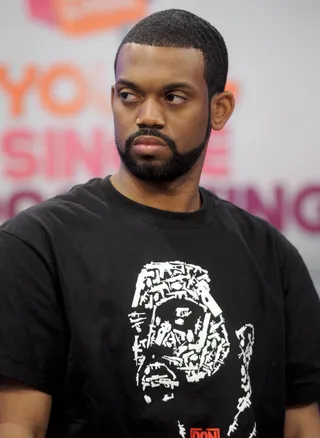 I Heard You - Don Trip gets advice from Dr. Michelle and Dr. Tarrt at 106 &amp; Park, January 30, 2012. (Photo: John Ricard / BET)