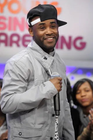 I'm Here - Tray Chaney at 106 &amp; Park, January 30, 2012. (Photo: John Ricard / BET)