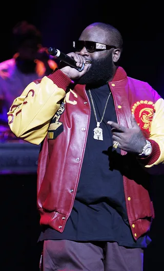 The Evolution of Rick Ross - Today, July 28, Rick Ross finally drops his fifth studio album, God Forgives, I Don't. It's the latest highlight in Ross' incredible journey—filled with No. 1 records, platinum plaques, his Maybach Music Group taking off, surviving a near-fatal health scare, and much more. Click on take a look back at Rick Ross' unstoppable hustle through the years.&nbsp;(Photo: Joe Kohen/Getty Images)