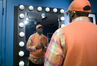 Man in The Mirror - Young Dro in the green room at 106 &amp; Park, January 27, 2012. (Photo: John Ricard / BET)