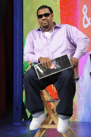 The Man Himself - Freestyle Friday judge Fatman Scoop at 106 &amp; Park, January 27, 2012. (Photo: John Ricard / BET)