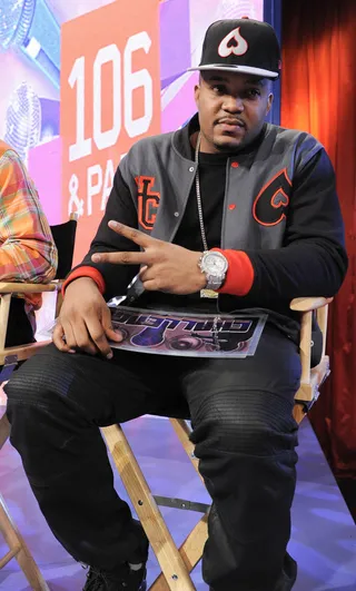 It's DJ Boof - Freestyle Friday judge DJ Boof at 106 &amp; Park, January 27, 2012. (Photo: John Ricard / BET)