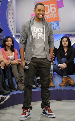 Terrence J (@TerrenceJ) - TWEET: "The fact that I can get Russell, Puff, or Denzel on the horn if I wanted to still freaks me out to this day. Damn, life is crazy. It feels like I was just in NC dreaming about this. Now I’m packing for LA to attend my 1st movie premiere. Still can’t believe this." &nbsp;  Terrence J reflects on his career as a television person as he heads to Los Angeles for the premiere of his debut film role in Think Like a Man.&nbsp;(Photo: John Ricard / BET)