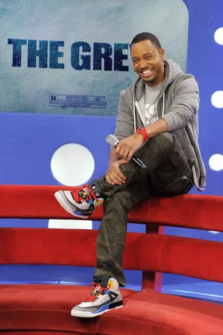 All Laughs - Terrence J at 106 &amp; Park, January 26, 2012. (Photo: John Ricard / BET)