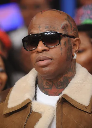 Birdman (@BIRDMAN5STAR) - TWEET: "I like New ENGLaNd. my nephew play RB #42. I'm Bet 5 million 2 any n****. like tha Giants YMCMB. BabyMoney anybody kan Getit."   Birdman offers his Twitter followers to take him up on a $5 million bet.&nbsp;(Photo: Brad Barket/PictureGroup)