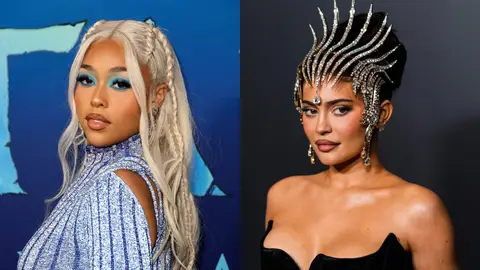 Jordyn Woods Thanks ‘Genetics’ For Her Natural Lips + Responds To Claims That She Low-Key Shaded Kylie Jenner!