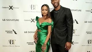 NEW YORK, NEW YORK - OCTOBER 16: Karrueche Tran and Victor Cruz attend LG Signature at the American Ballet Theatre Fall Gala 2019 on October 16, 2019 in New York City. (Photo by Sean Zanni/Getty Images for LG Signature)