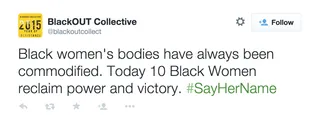 @blackoutcollect - (Photo: Blackout Collective via Twitter)