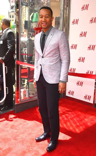 Grand Opening - Singer-songwriter John Legend&nbsp;performs at the flagship store opening of H&amp;M Herald Square in New York City. (Photo: Larry Busacca/Getty Images for H&amp;M)