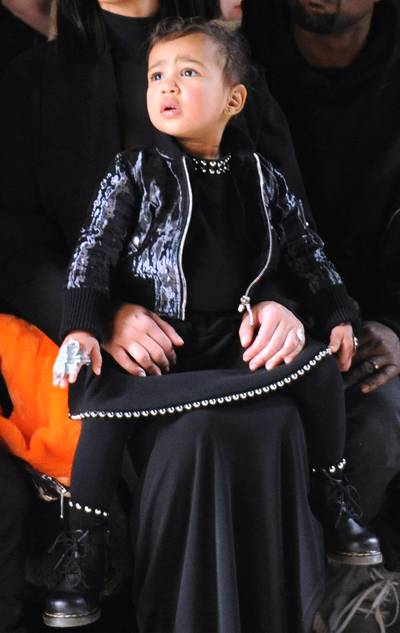 North West - We're going to let y'all keep looking at slides, but Nori is the best dressed celebri-tot of all time!  (Photo: Craig Barritt/Getty Images)