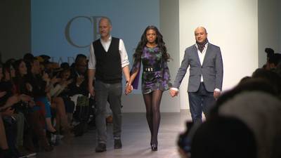 Come Through! - Stink closes out a show at NYFW.   (Photo: BET)